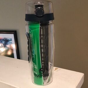 Hydracy Infuser Water Bottle New Charcoal Black 32 oz